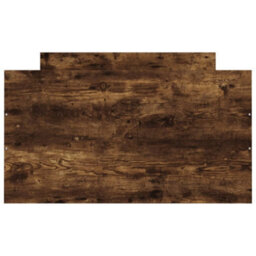 Berkfield Bed Frame With Headboard And Footboard Smoked Oak 100X200 Cm - thumbnail 6