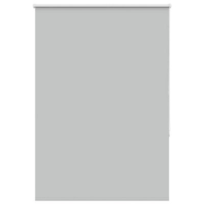Berkfield Roller Blind Blackout Light Grey 115X150 Cm Fabric Width 110.7 Cm Polyester - image 1
