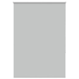 Berkfield Roller Blind Blackout Light Grey 115X150 Cm Fabric Width 110.7 Cm Polyester - thumbnail 1