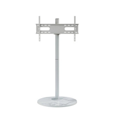 White Floor Tv Stand Heavy Duty Bracket Tv Screens - image 1