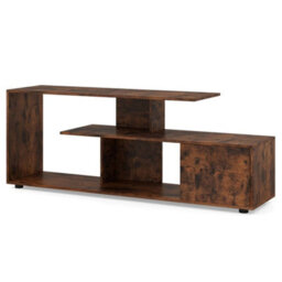 3-Tier Media Console Table Tv Stand For Tvs Up - thumbnail 1