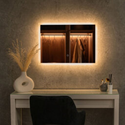 Valuelights Mirror Ip44 Bathroom Demister Touch Control Backlit Led 50 X 70Cm Mirror Light - thumbnail 8