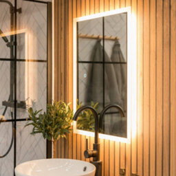 Valuelights Mirror Ip44 Bathroom Demister Touch Control Backlit Led 50 X 70Cm Mirror Light - thumbnail 4