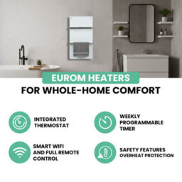 Eurom Sani 400 White Wifi Infrared Towel Heater - thumbnail 4