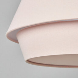Litecraft Ellie Pink Linen Drum Easy Fit Lamp Shade - thumbnail 5