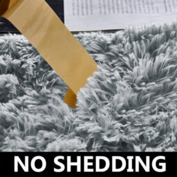 Ameha Shaggy Grey Area Rugs For Bedroom, Hallway Runner Fluffy Rug Anti-Slip - Soft Thick Pile Rug Non-Shedding, 60X220 Cm - thumbnail 4