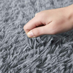 Ameha Shaggy Grey Area Rugs For Bedroom, Hallway Runner Fluffy Rug Anti-Slip - Soft Thick Pile Rug Non-Shedding, 60X220 Cm - thumbnail 6
