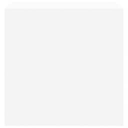 Berkfield Tv Wall Cabinet With Led Lights White 40.5X35X40 Cm - thumbnail 9