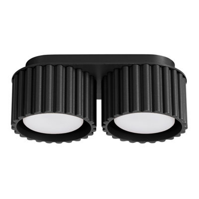 Luminosa Lighting Luminosa Aura Surface Mounted Downlight Black 2X Gx53 - image 1