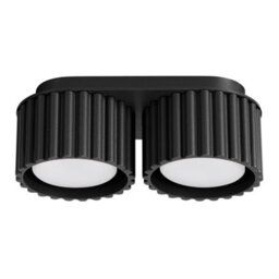 Luminosa Lighting Luminosa Aura Surface Mounted Downlight Black 2X Gx53 - thumbnail 1