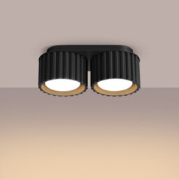 Luminosa Lighting Luminosa Aura Surface Mounted Downlight Black 2X Gx53 - thumbnail 3