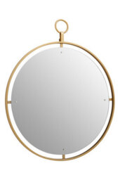 Orsina Minimalist Wall Mirror With Ring, Versatile Round Shaped Wall Mirror, Compact And Lightweight Wall Mirror - thumbnail 2