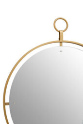 Orsina Minimalist Wall Mirror With Ring, Versatile Round Shaped Wall Mirror, Compact And Lightweight Wall Mirror - thumbnail 3