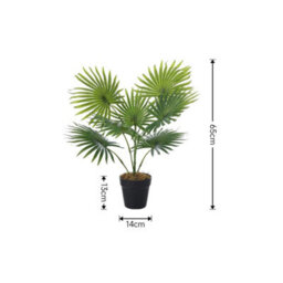 Large Fake Artificial Tree Indoor Home House Plant Bamboo Tree 65Cm Tall In Pot - thumbnail 2