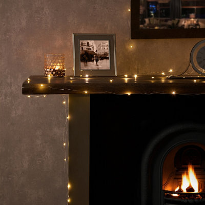 Mains-Powered Warm White 100 Led Indoor String Lights - image 1