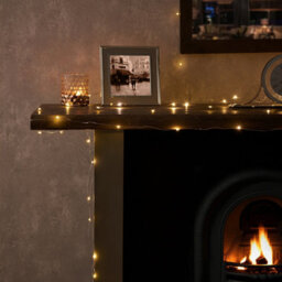 Mains-Powered Warm White 100 Led Indoor String Lights - thumbnail 1