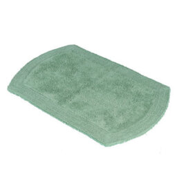 Showerdrape Ultra 100% Cotton Spearmint Green Reversible Bath Mat 800 X 500mm - thumbnail 3