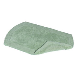 Showerdrape Ultra 100% Cotton Spearmint Green Reversible Bath Mat 800 X 500mm - thumbnail 2
