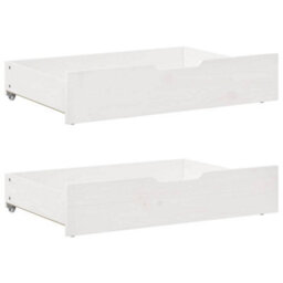 Walplus Daybed With Trundle And Drawers Without Mattress White 80X200 Cm - thumbnail 6