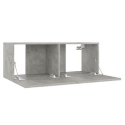 Berkfield Sturdy Tv Cabinet Concrete Grey 80X30X30 Cm Engineered Wood - thumbnail 5