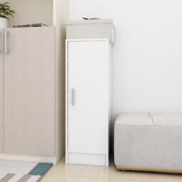 Berkfield Shoe Cabinet White 32X35X92 Cm Engineered Wood - thumbnail 3