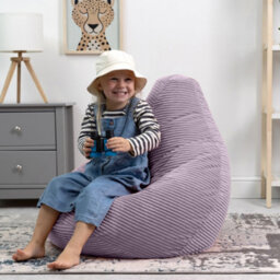 icon Dalton Kids Beanbag Corduroy Purple Set Of 2 - thumbnail 2