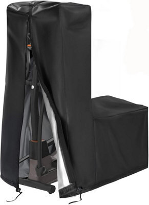 Protective Cover For Stepper, Dust And Water Resistant. Dimensions 420D 181 X 74 165 Cm, Black. - image 1