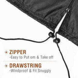 Protective Cover For Stepper, Dust And Water Resistant. Dimensions 420D 181 X 74 165 Cm, Black. - thumbnail 4