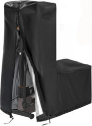 Protective Cover For Stepper, Dust And Water Resistant. Dimensions 420D 181 X 74 165 Cm, Black. - thumbnail 1