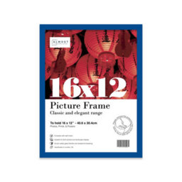 16X12 Blue Picture Frame (40.6 X 30.5Cm) Poster, Photo, Artwork, Gallery Wall Or Print - thumbnail 1