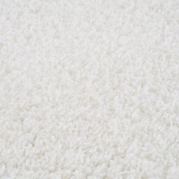 The Rugs White Soft Plain Design Fluffy Shaggy Rugs And Runners High Pile Living Room Kitchen Hallway 380 - thumbnail 2