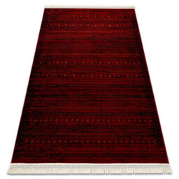 RugsX Orient 5820 Carpet Burgundy Black Oriental, Stripes With Fringes 180X270 Cm - thumbnail 4
