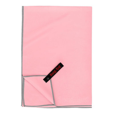Snug Rug Microfibre Beach Towel Super Absorbent Quick Drying Lightweight Large 80 X 160Cm - Salmon Rose Pink - image 1