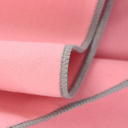Snug Rug Microfibre Beach Towel Super Absorbent Quick Drying Lightweight Large 80 X 160Cm - Salmon Rose Pink - thumbnail 3