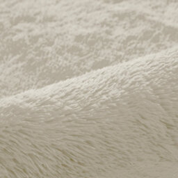 Aspire Homeware Non-Slip Cream Shaggy Rug Soft Fluffy Washable, Round Living Area And Bedroom Rug, (L)120Cm X (W)120Cm - thumbnail 2