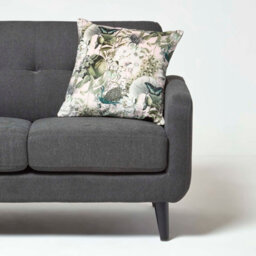 Homescapes Floral Butterfly Garden Pink Cushion 46 X 46 Cm - thumbnail 3