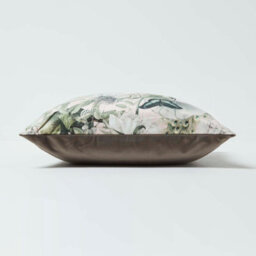 Homescapes Floral Butterfly Garden Pink Cushion 46 X 46 Cm - thumbnail 4