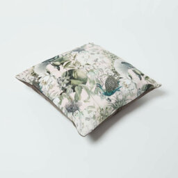 Homescapes Floral Butterfly Garden Pink Cushion 46 X 46 Cm - thumbnail 5