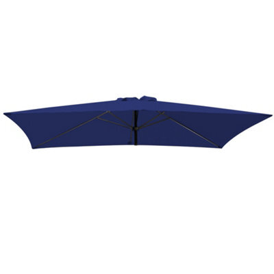 VRUC Replacement Parasol Fabric Umbrella Canopy Cover For 3X2M 6 Arm Parasols Blue - image 1