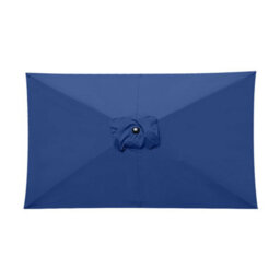 VRUC Replacement Parasol Fabric Umbrella Canopy Cover For 3X2M 6 Arm Parasols Blue - thumbnail 2