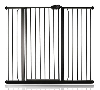 Bettacare Child And Pet Gate, 120.3Cm - 127.9Cm, Matt Black, Extra Tall Gate 104Cm In Height, Pressure Fit Stair Gate - image 1