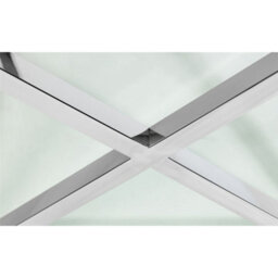 Ashfield Silver Chrome Frame Console Table - thumbnail 6