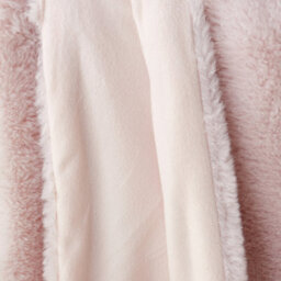 Catherine Lansfield Cosy Glamour Fur 130X170 Cm Blanket Throw Blush Pink - thumbnail 3