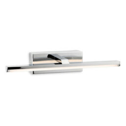 Luminosa Lighting Luminosa Marina Wall Light - 300mm Chrome With Opal White Polycarbonate Diffuser 8W Led 730Lm 3000K Ip44