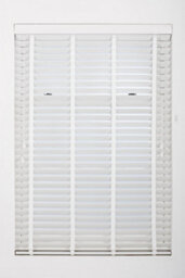 Furnished Venetian Blinds - White Faux Wood Trimmable 50mm Slats For Windows And Doors  (W)60Cm (L)150Cm - thumbnail 5