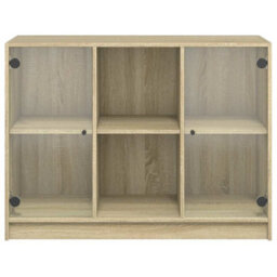 Berkfield Sideboard Sonoma Oak 102X37X75.5 Cm Engineered Wood - thumbnail 6
