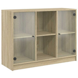 Berkfield Sideboard Sonoma Oak 102X37X75.5 Cm Engineered Wood - thumbnail 2