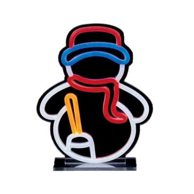 Premier Snowman Led Christmas Decoration (Uk Plug) Multicoloured (One Size) - image 1