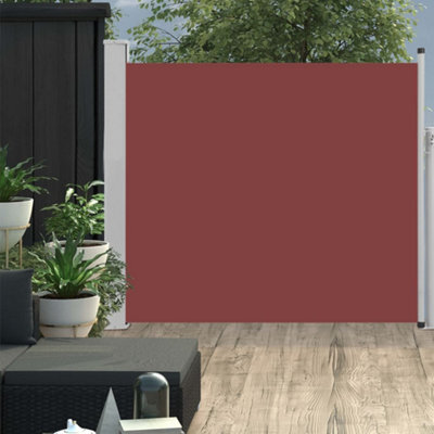 Berkfield Patio Retractable Side Awning 100X300 Cm Brown - image 1