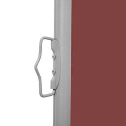 Berkfield Patio Retractable Side Awning 100X300 Cm Brown - thumbnail 4